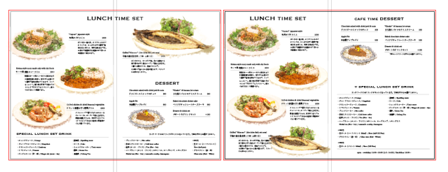 Restaurant Menu design(owned)