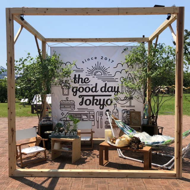 “the good day Tokyo” event entrance design